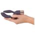 You2Toys Elegantne Duo - laetav vibraator kliitori haruga (lilla)