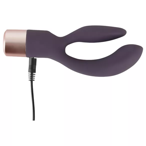 You2Toys Elegant Double - vibreeriv jänkuvibraator - akuga - lilla