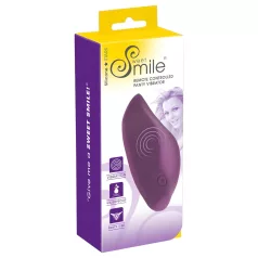  SMILE Panty - kantav, akuga raadiosaatjaga püksikavibraator (lilla)