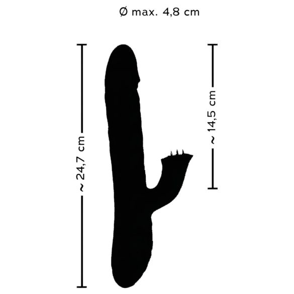 Smile Pearl - pärlivarjudega vibraator (lilla)