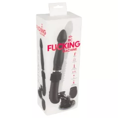   You2Toys - kaugjuhitav seksimasin - akuga tõukevibraator - must