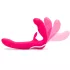 Happyrabbit - rihmavaba strap-on vibraator - roosa