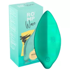   ROMP Wave - kliitori vibraator - laetav, veekindel - roheline