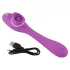 You2Toys - 2in1 vibraator - akuga, 2 funktsiooni - lilla