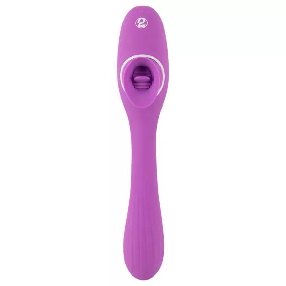 You2Toys - 2in1 vibraator - akuga, 2 funktsiooni - lilla