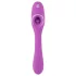 You2Toys - 2in1 vibraator - akuga, 2 funktsiooni - lilla