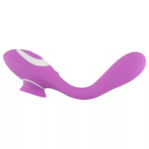 You2Toys - 2in1 vibraator - akuga, 2 funktsiooni - lilla