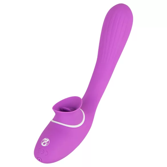 You2Toys - 2in1 vibraator - akuga, 2 funktsiooni - lilla