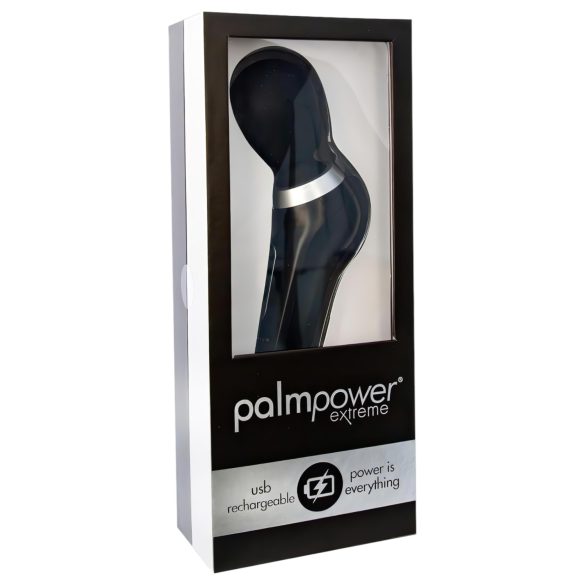 PalmPower Extreme Wand - laetav massaaživõlur (must)