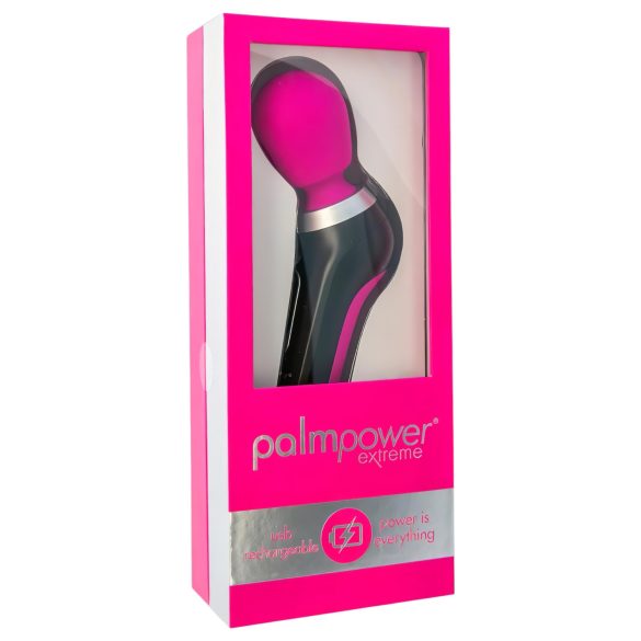PalmPower Extreme Wand - laetav massaaživibraator (roosa-must)