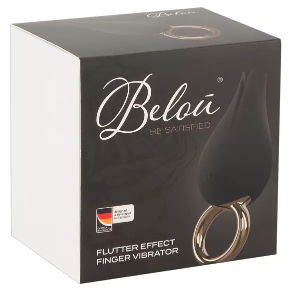 Belou - akuga veekindel kliitori vibraator - must