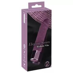   You2Toys Elegant Realistic - vibraator aku ja veekindel lilla