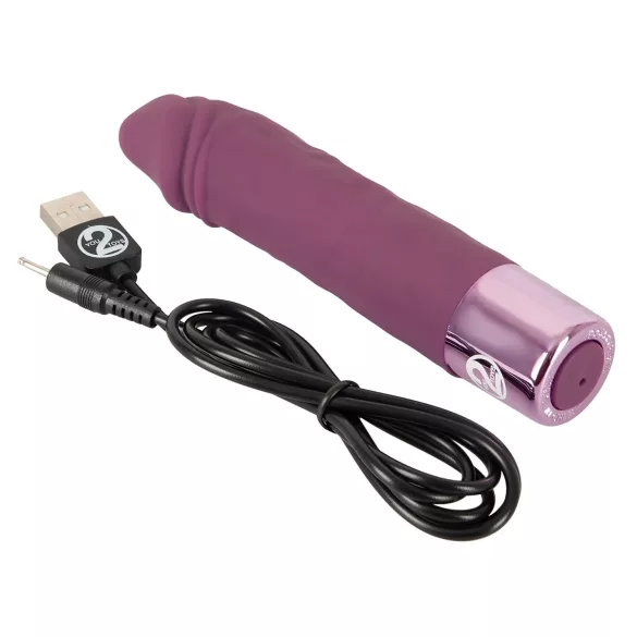 You2Toys Elegant Realistic - vibraator aku ja veekindel lilla