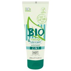 HOT Bio 2IN1 - veepõhine libesti ja massaažigeel - 200ml