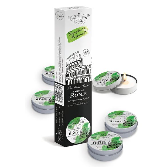Petits Joujoux Rooma massaažiküünal – greip-bergamot 5x43ml