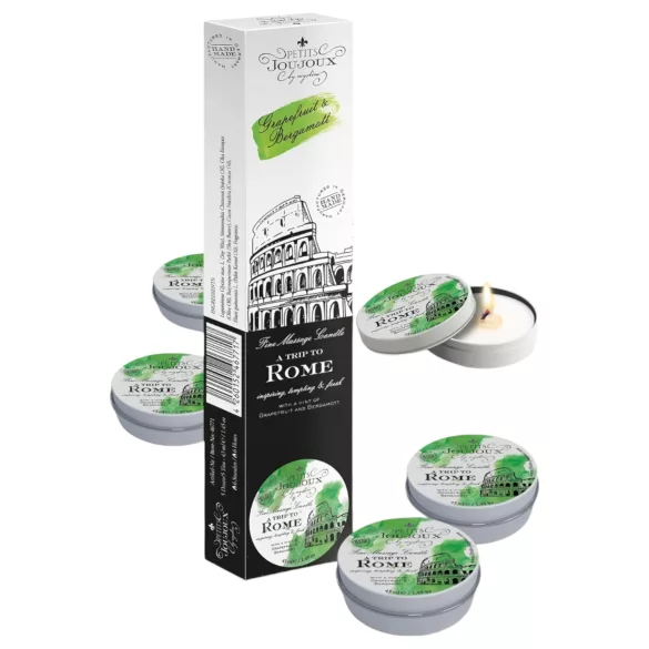 Petits Joujoux - massaažiküünal - greip-bergamot - 5x43ml
