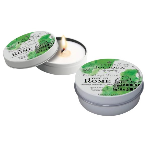 Petits Joujoux Rooma - massaažiküünal greibi-bergamoti (43ml)