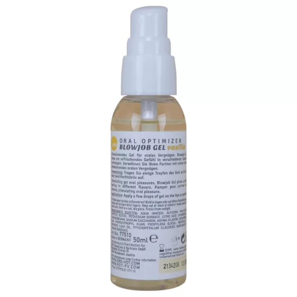 HOT - Blowjob geel - oraalseksi libestusgeel - vanilje (50 ml)