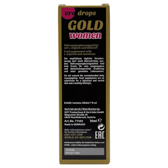 HOT Spanish Fly Gold Woman - afrodisiaakum naistele (30 ml)