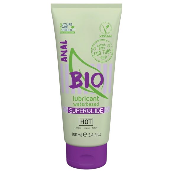 HOT BIO Superglide - vegan veepõhine anaallibesti (100ml)