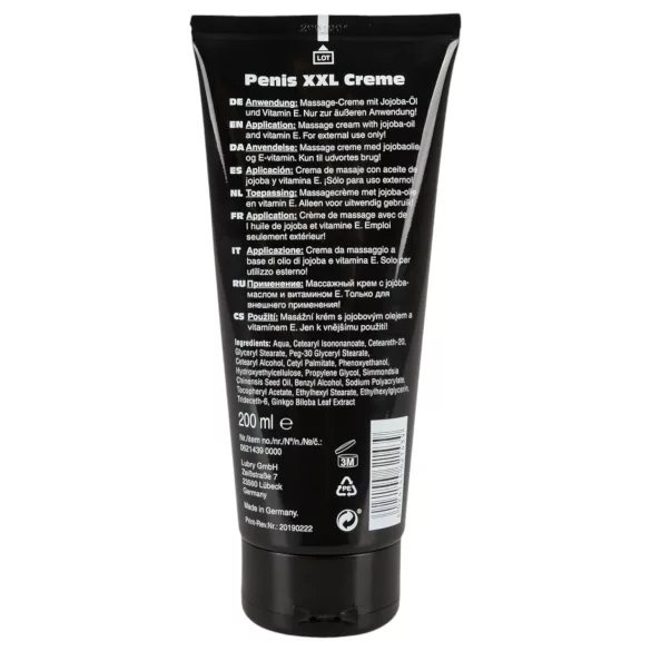 Peenis XXL - intiimkreem meestele - 200 ml