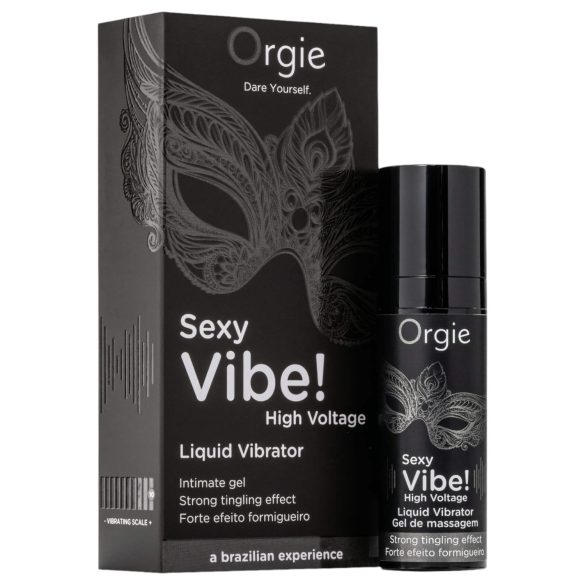 Orgie Sexy Vibe High Voltage - unisex vedel geelkann (15ml)
