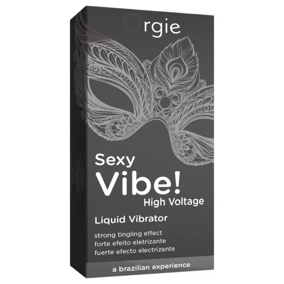 Orgie Sexy Vibe High Voltage - unisex vedel vibraator - 15ml