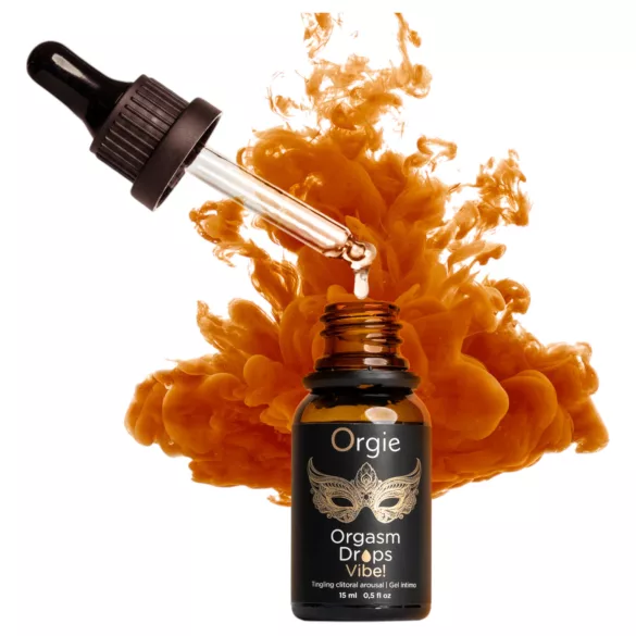 Orgie Orgasm Drops Vibe - kihelevaid aistinguid tekitav intiimgeel naistele (15 ml)