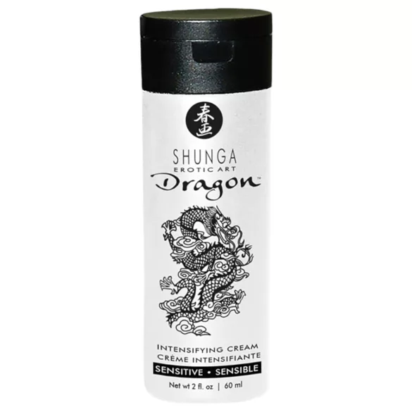 Shunga Dragon Sensitive - intiimgeel meestele - tundlik - 60ml