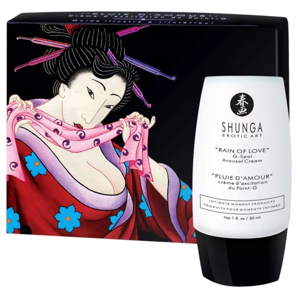 Shunga Rain of Love - G-punkti ergutav kreem naistele (30 ml)