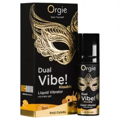 Orgie Dual Vibe! - vedel vibraator - Piña Colada (15 ml)