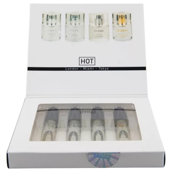 HOT - feromoonparfüümide komplekt naistele - 4x5ml