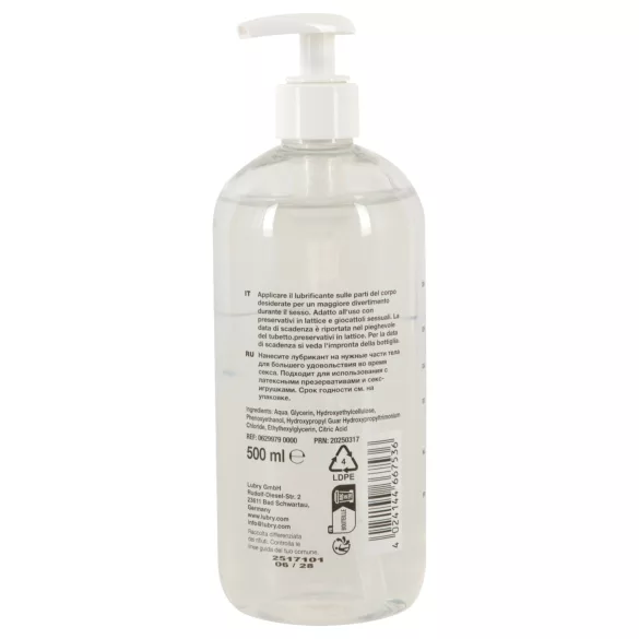 Just Glide Toylube - veepõhine libesti seksleludele (500 ml)