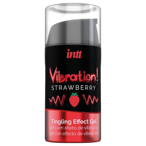Intt Vibration! - vedeliku vibraator - maasikas (15ml)