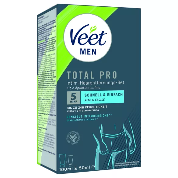 Veet - intiimpiirkonna karvade eemaldamise kreem ja palsam meestele (100 ml + 50 ml)