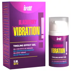   Intt Vibration! - vedel vibraator - põldmarja maitsega - 15ml