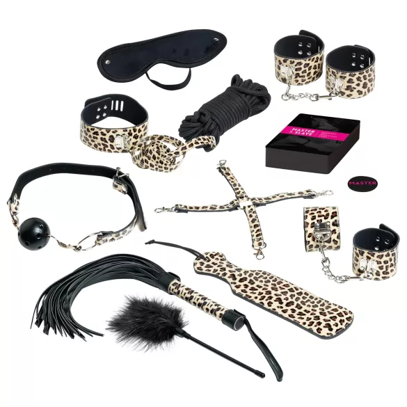 tease & please - Master & Slave - premium BDSM seikluskomplekt paaridele (13-osaline)
