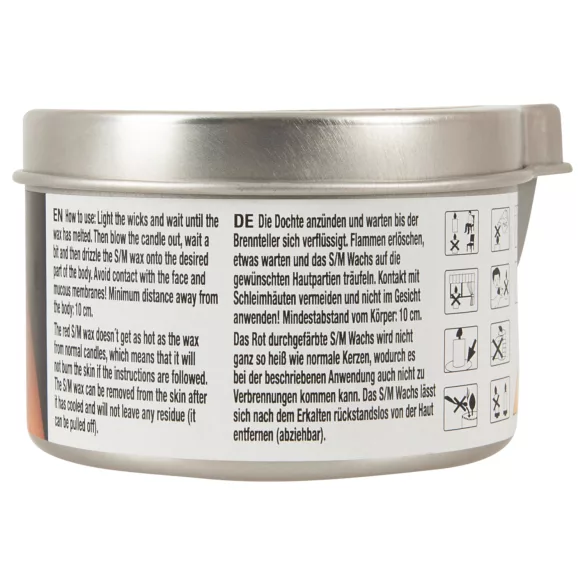 BDSM Kerze - BDSM küünal - parafiin, kehale, 100ml