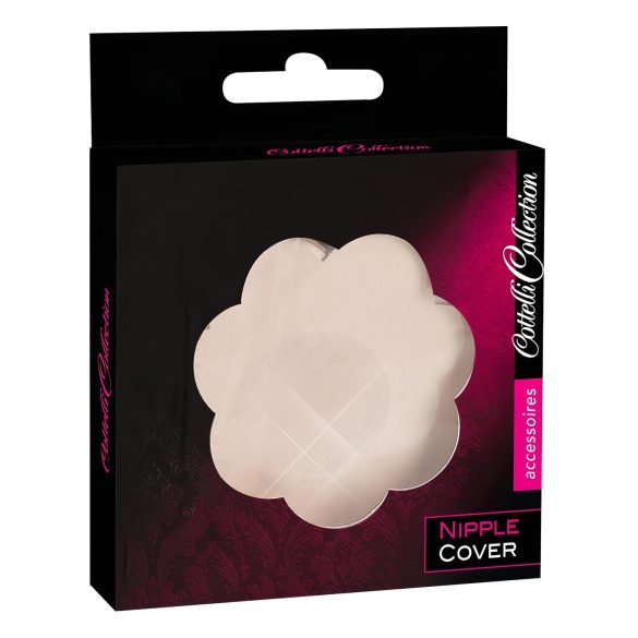 Cottelli nibukate katted - lilledega - naturaalne (12 tk)