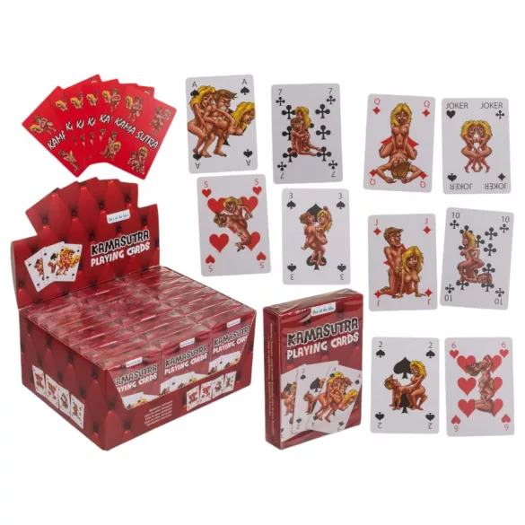 Kama Sutra - erootilised mängukaardid - 24 tk