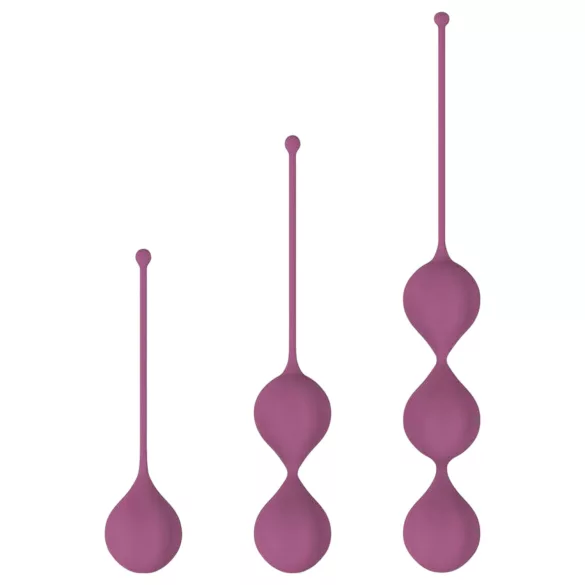 Cotoxo Belle - geishakuulide komplekt 3-osaline - lilla
