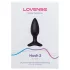 Lovense Hush 2 S - rakenduse juhtimisega anaalvibraator (38 mm, must)