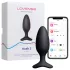 Lovense Hush 2 M - rakendusega juhitav anaalvibraator (45 mm, must)
