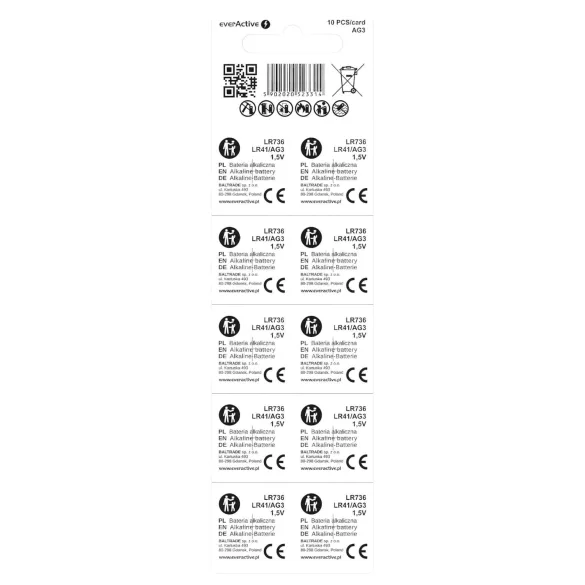 Nööpelem - LR41 (10 tk)