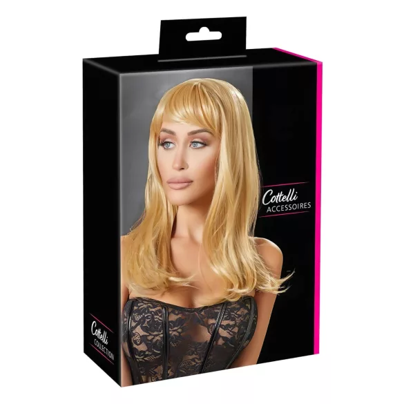 Cottelli - pikk blond parukas