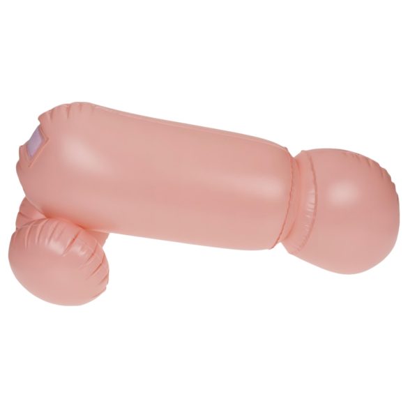Cock Fighting - täispuhutav strap-on dildo - naturaalne