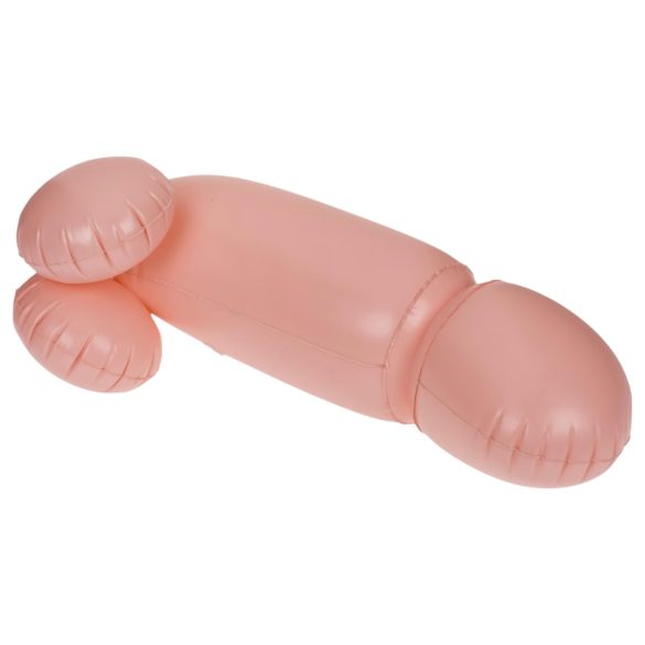 Cock Fighting - täispuhutav strap-on dildo - naturaalne