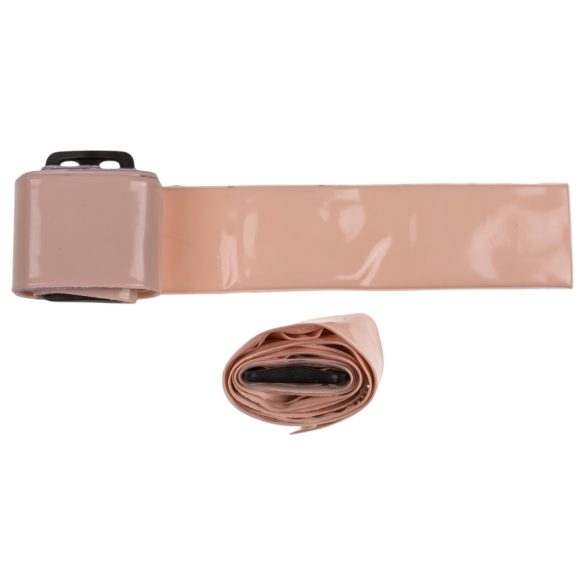 Cock Fighting - täispuhutav strap-on dildo - naturaalne