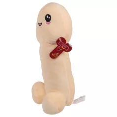 Plüüš peenis - pehme - 30 cm - naturaalne