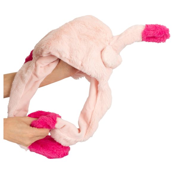 Fütyis, liikuvate kõrvadega müts (roosa)